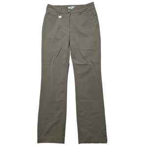 XDS by Daily Sports Nylon Stretch Green Golf Pants - Women Size 2 EUC
